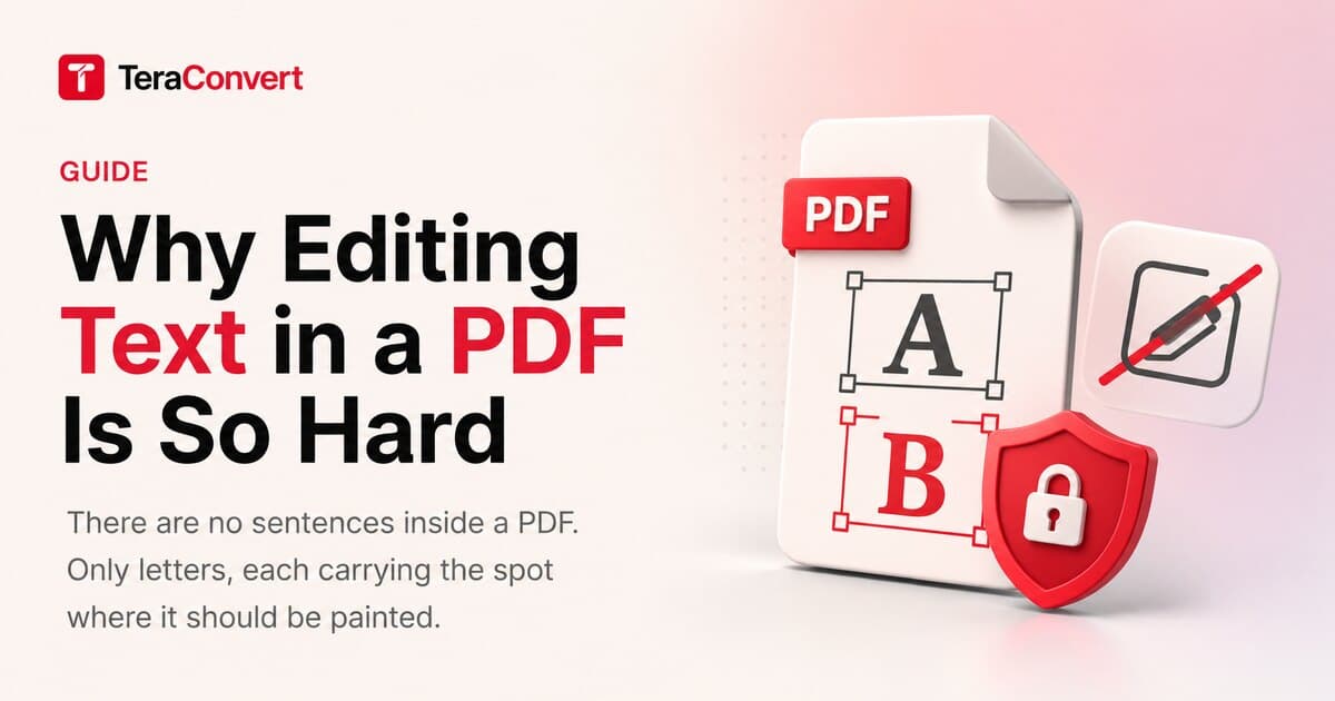 Why Editing Text in a PDF Is So Hard
